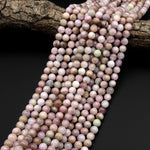 Natural Kunzite 8mm Round Beads 15.5" Strand