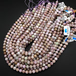 Natural Kunzite 8mm Round Beads 15.5" Strand