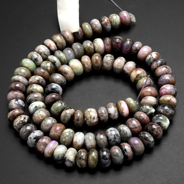 Natural Sugilite Beads 7mm Rondelle Real Genuine Natural Sugilite Gemstone 15.5" Strand