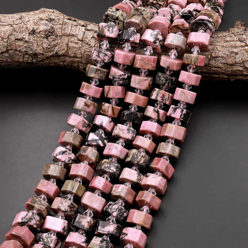 LKBEADS Perline In Zaffiro Rosa Facetate Rondelle - 2,5-4 Mm, Filo Da 18", Qualità AAA Per Bigiotteria DIY - 3