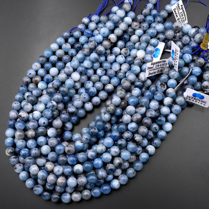 12 Packs: 38 Ct. (456 Total) Blue Iridescent Resin Rondelle Beads, 8mm by Bead Landing, Size: 8 mm x 4 mm