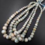 Large Graduated Real Genuine Natural Soft Blue Aquamarine Thick Rondelle Beads Ready for Statement Necklace 15.5" Strand