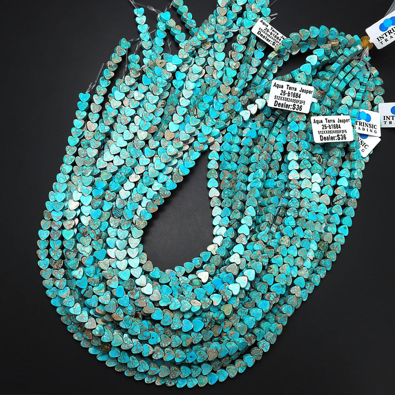 Aqua Terra Jasper 20mm Beads