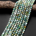 Natural Russian Amazonite Beads 6mm 8mm Round Beads 15.5" Strand