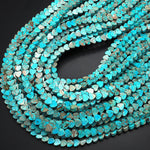 Aqua Terra Jasper Heart Beads 6mm Aka Turquoise Jasper Impression Imperial Jasper Snake Skin Jasper 15.5" Strand