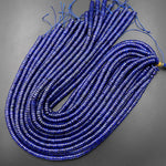 Blue Lapis 6mm 8mm Heishi Rondelle Beads 15.5" Strand