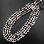 Tibetan Agate 8mm Round Beads Dzi Agate Black Zebra Etched Line Ring Mala Antique Boho Beads 15.5" Strand