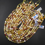 Natural African Yellow Opal Beads 6mm 8mm 10mm 15.5" Strand