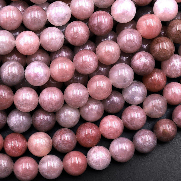 Natural Rose Quartz Stone Round Beaded Necklace Available In 6 Mm 8 Mm - Foto 8
