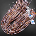 Rare Natural Mozambique Agate Round Beads 6mm 8mm 10mm 15.5" Strand