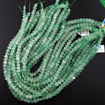 Natural Green Aventurine Carved Heart Beads 6mm Gemstone 15.5" Strand