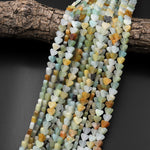 Natural Amazonite Heart 6mm Beads Center Drilled Gemstone 15.5" Strand
