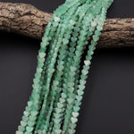 Natural Green Aventurine Carved Heart Beads 6mm Gemstone 15.5" Strand