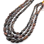 Real Genuine Natural Sugilite Smooth Rectangle Nugget Beads From South Africa Richteriste Bustamite 15.5" Strand