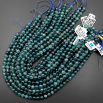 Natural Blue Fluorite Beads 6mm 8mm 10mm Round Smooth Beads 15.5" Strand