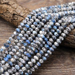 Faceted K2 Jasper Granite 6x4mm 8x5mm Rondelle Beads 15.5" Strand