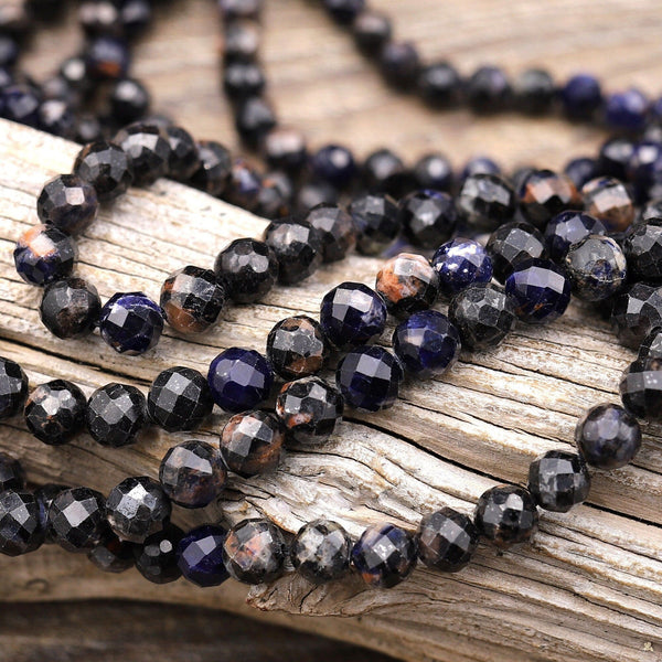 Stunning 20" Natural Blue Sodalite Beaded Necklace - 532.65 Carats Untreated Round Stone Strand