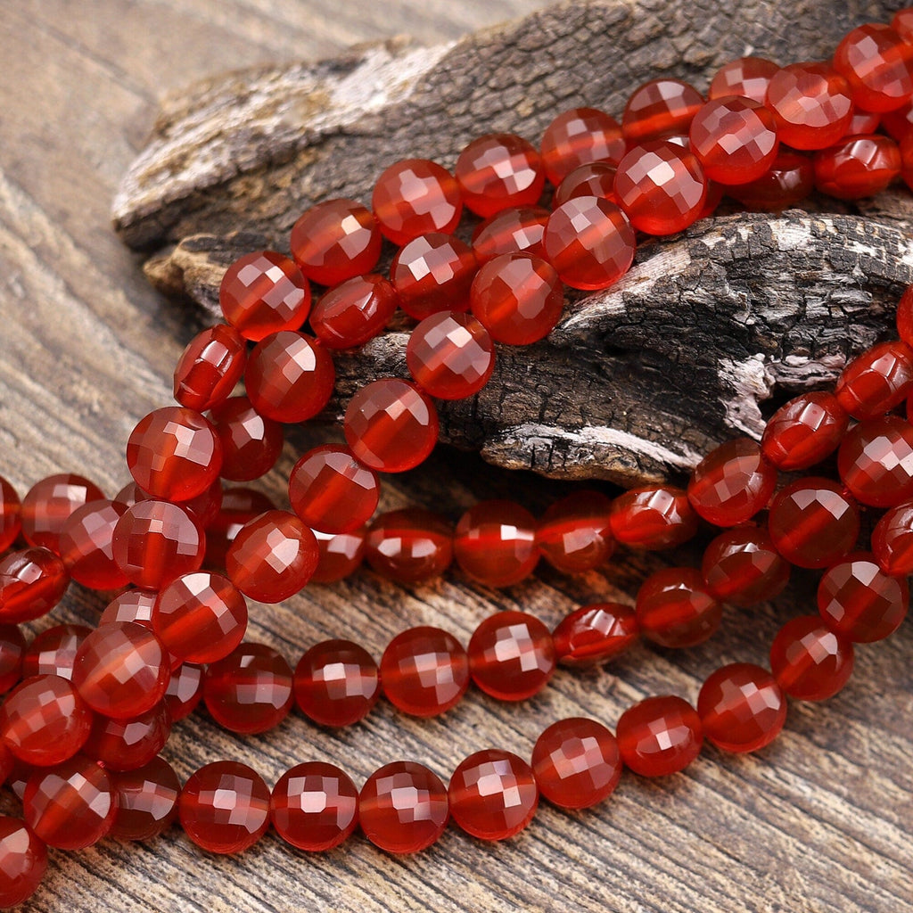Natural Red Petrified Wood Agate Beads 6mm 8mm 10mm Round Beads 15.5 –  Intrinsic Trading