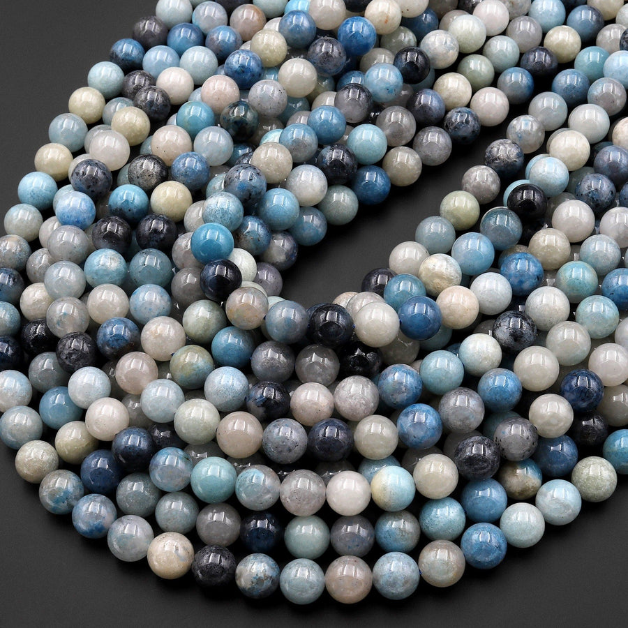 Natural Trolleite Smooth Round Beads 4mm 5mm 6mm 8mm 10mm 12mm Gemstone 15.5" Strand