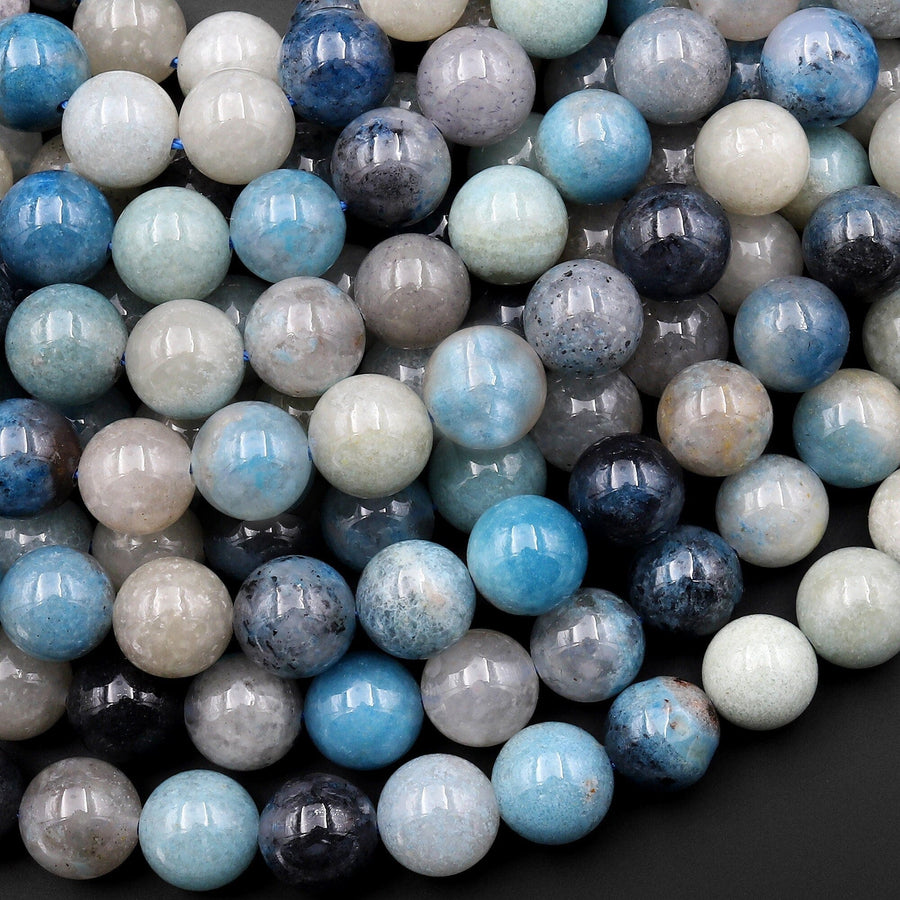 Natural Trolleite Smooth Round Beads 4mm 5mm 6mm 8mm 10mm 12mm Gemstone 15.5" Strand