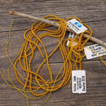 Natural Yellow Jade Smooth Round 2mm Beads Gemstone 15.5" Strand