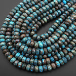 Faceted Rainbow Calsilica 8mm 10mm Rondelle Beads 15.5" Strand