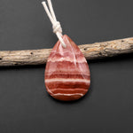 AAAA Natural Red Rhodochrosite Teardrop Gemstone Pendant