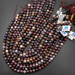 Natural Pietersite 6mm 8mm 10mm Round Beads 15.5" Strand